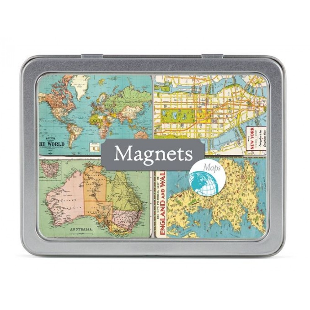 Vintage Maps Magnets